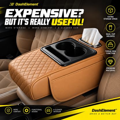 DashElement™ Multifunctional Car Armrest Organizer