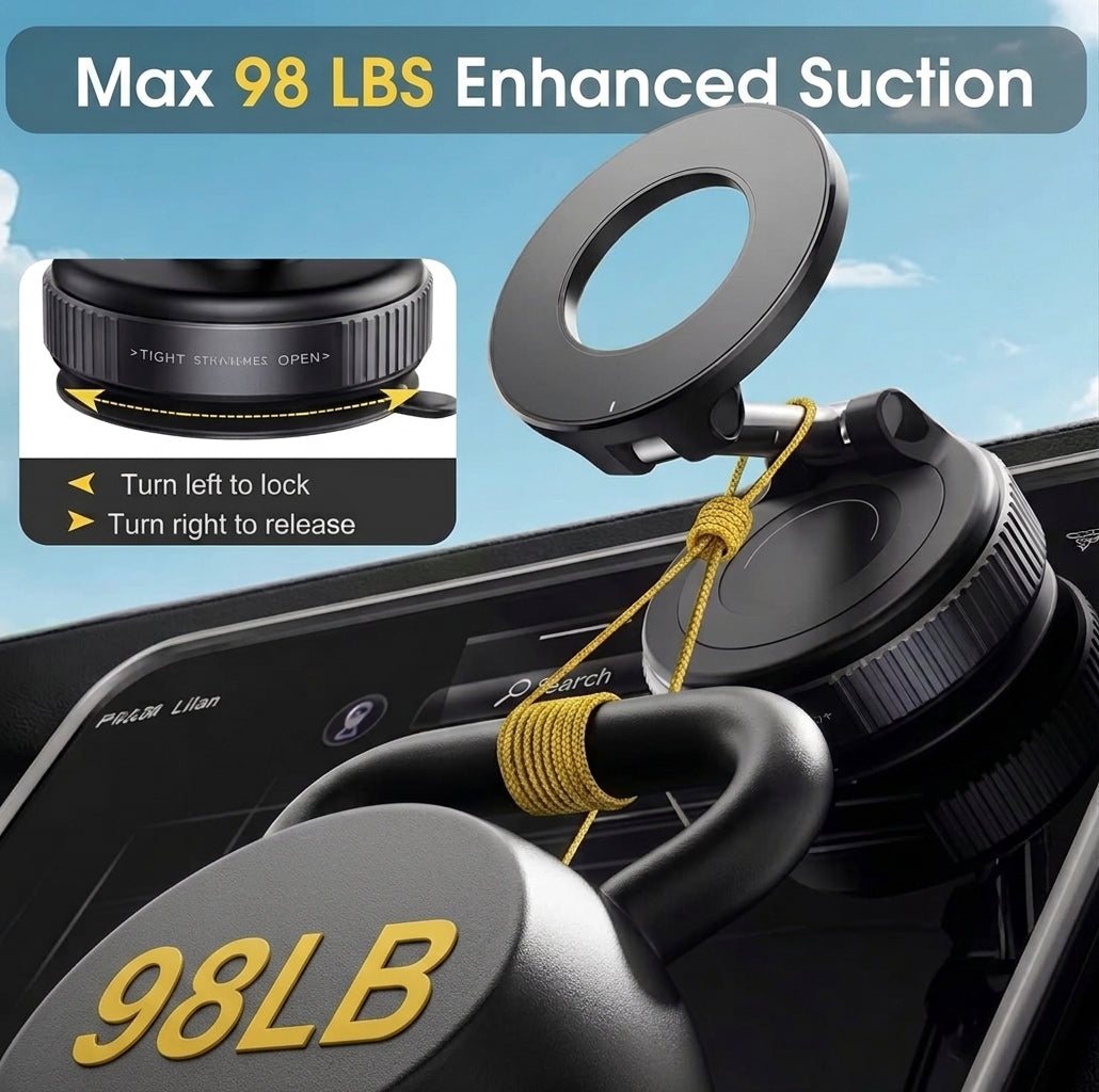 DashElement™ Clip-On Magnetic Car Holder 360°
