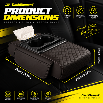 DashElement™ Multifunctional Car Armrest Organizer